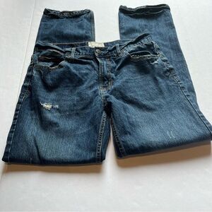 Aeropostale Men's Cotton Distressed Blue Jeans  Size 34/34